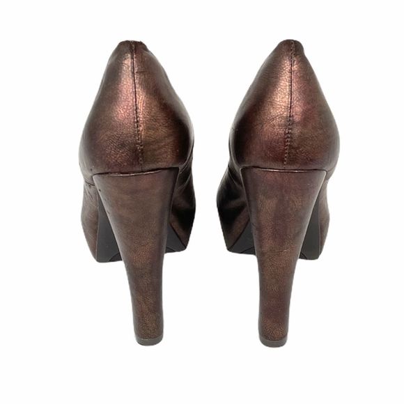 Marco Santi Laura Open Toe High Heels, Copper, 8 - Picture 4 of 10